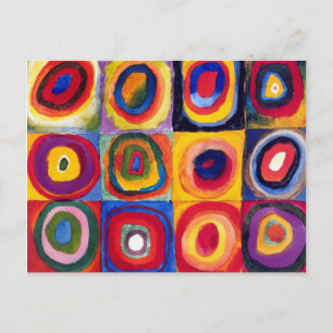Kandinsky Concentric Circles vykort