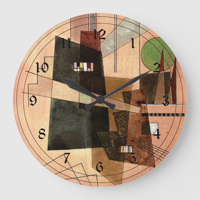 Kandinsky - Concentric Stor Klocka (Framsida)
