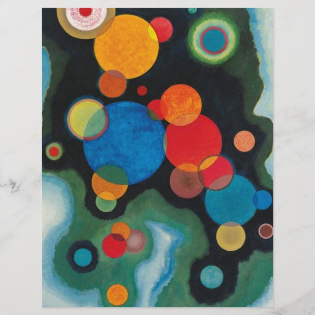 Kandinsky Deepened Impulse Abstrakt Oil on Canvas (Framsida)