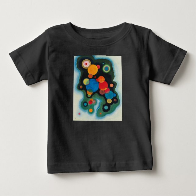 Kandinsky Deepened Impulse Abstrakt Oil on Canvas Tee Shirt (Framsida)