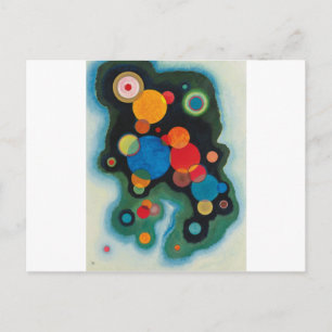 Kandinsky Deepened Impulse Abstrakt Oil on Canvas Vykort