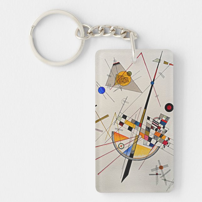 Kandinsky - delikat spänning nyckelring (Framsidan)