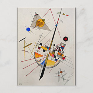 Kandinsky - delikat spänning vykort