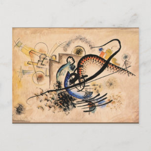 Kandinsky - Den svarta linjen Vykort