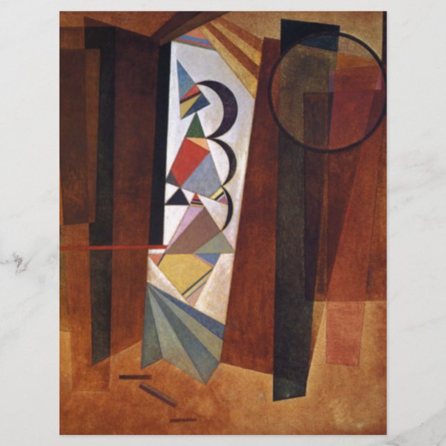 Kandinsky Development in Brown Abstrakt Painting (Framsida)