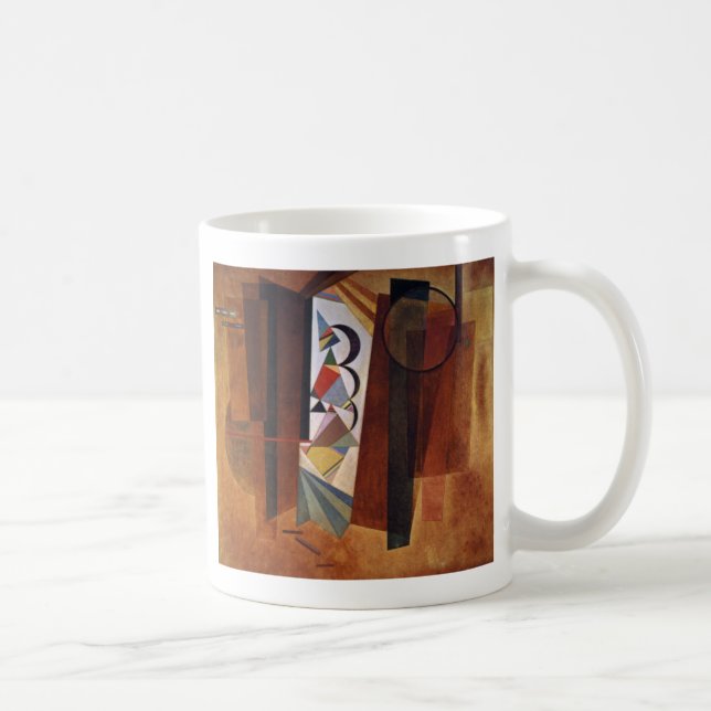 Kandinsky Development in Brown Abstrakt Painting Kaffemugg (Höger)