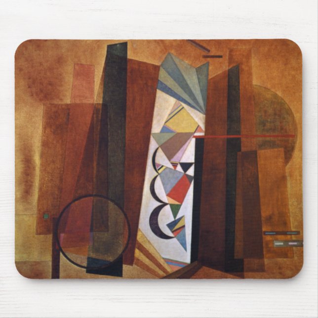 Kandinsky Development in Brown Abstrakt Painting Musmatta (Framsidan)