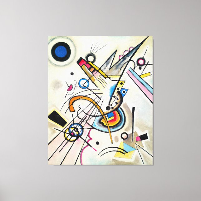KANDINSKY - DIAGONAL - 1923 - Bauhaus - Canvastryck (Framsida)