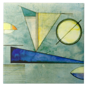 Kandinsky - Dimma, abstrakt konst, Kakelplatta