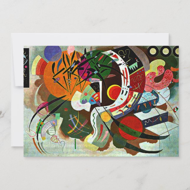 Kandinsky - Dominant Curve Kort (Framsida)
