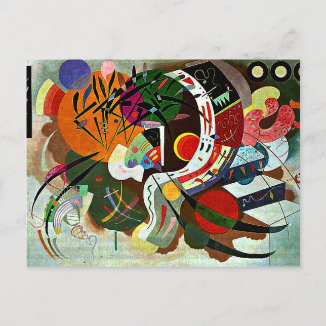 Kandinsky - Dominant Curve Vykort (Framsida)