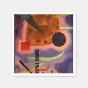 Kandinsky - Drei Elemente, abstrakt art Pappersservett
