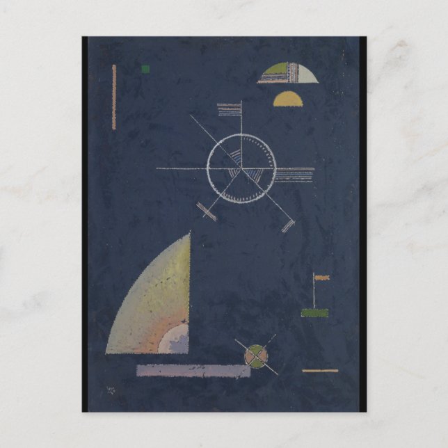 Kandinsky - Dull Grått Vykort (Framsida)