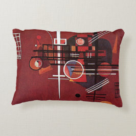 Kandinsky - Dull Red Prydnadskudde