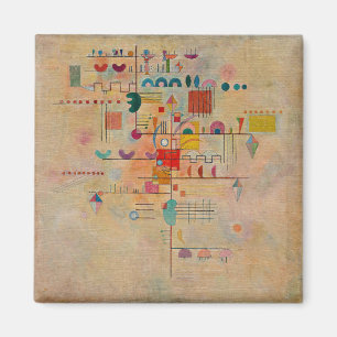Kandinsky - Elegant Uppstigning Magnet