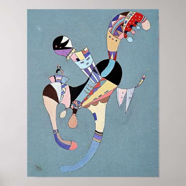 Kandinsky - En flytande figur Poster (Framsidan)