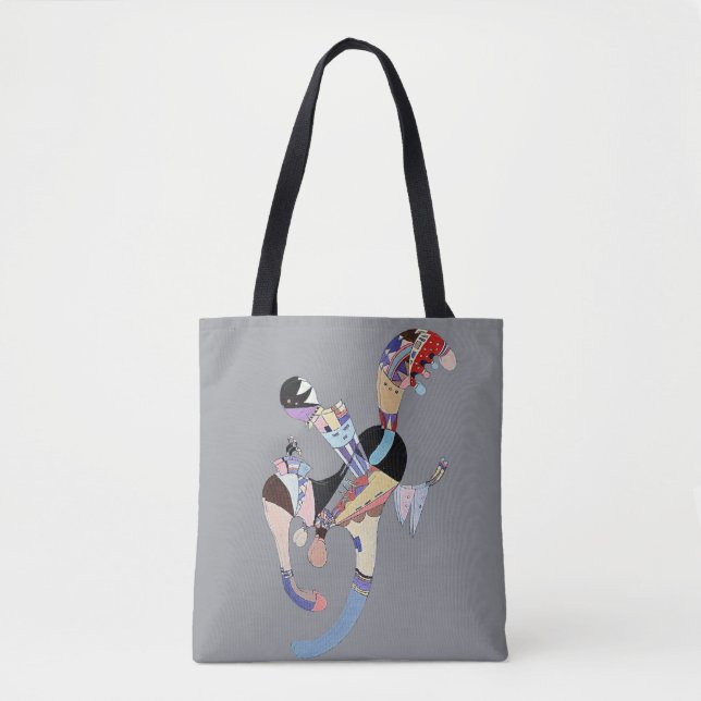 Kandinsky - En flytande figur Tygkasse (Framsida)