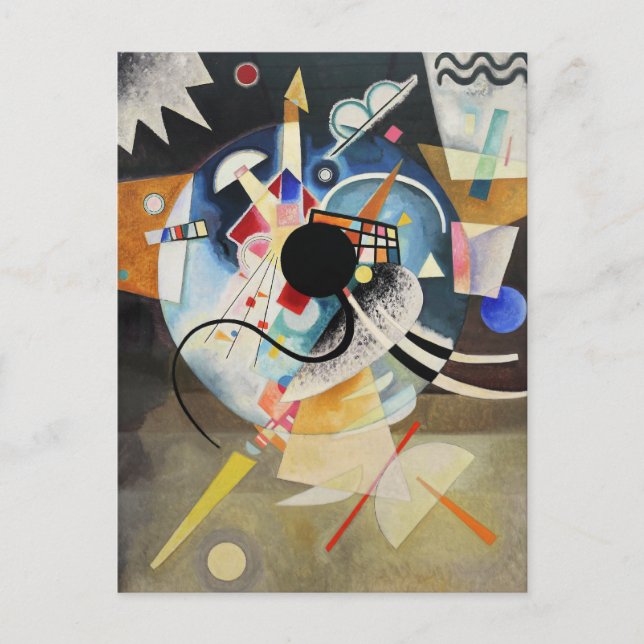 Kandinsky - Ett centrum Vykort (Framsida)