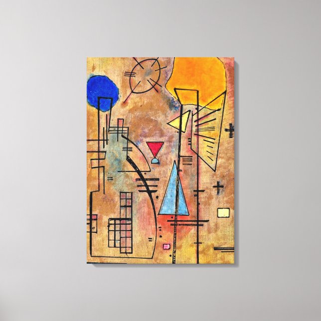 Kandinsky - Ett Två Canvastryck (Framsida)