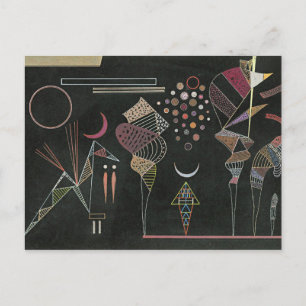 Kandinsky - Etude por Contrastes Reduits Vykort