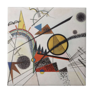Kandinsky Expressionist Absract Painting Artwork Kakelplatta