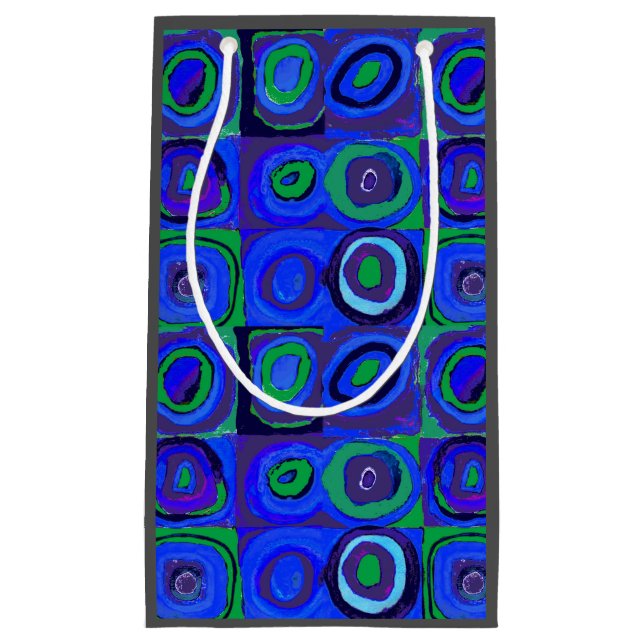 Kandinsky Farbstudie Blå Kvadrater Cirkel  (Framsidan)