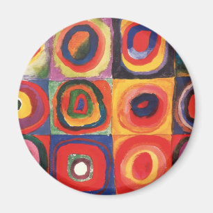 Kandinsky Farbstudie Kvadrater Cirklar Konst Magnet