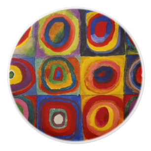 Kandinsky Farbstudie Kvadrater Färgrika Kvadrater Knopp