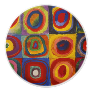 Kandinsky Farbstudie Kvadrater Färgrika Kvadrater Knopp