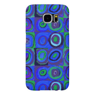 Kandinsky Farbstudie Quadrate Blue Squares Galaxy S5 Fodral