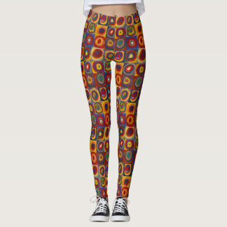 Kandinsky Farbstudie Quadrate Colorful Squares Leggings