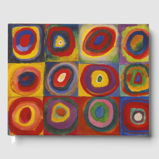 Kandinsky Farbstudie Quadrate Colourful Squares Gästböcker