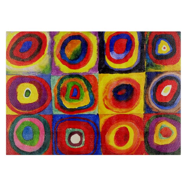 Kandinsky FarbStudie Quadrate Squares Circles Art (Framsidan)