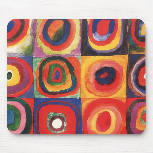 Kandinsky FarbStudie Quadrate Squares Circles Art Musmatta (Framsidan)
