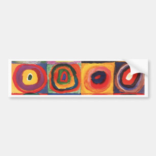 Kandinsky Farbstudie Quadrate Squares Circles Kons Bildekal