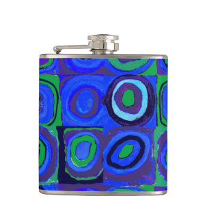 Kandinsky Farbstudio Blue Quadrate Square Circle Fickplunta