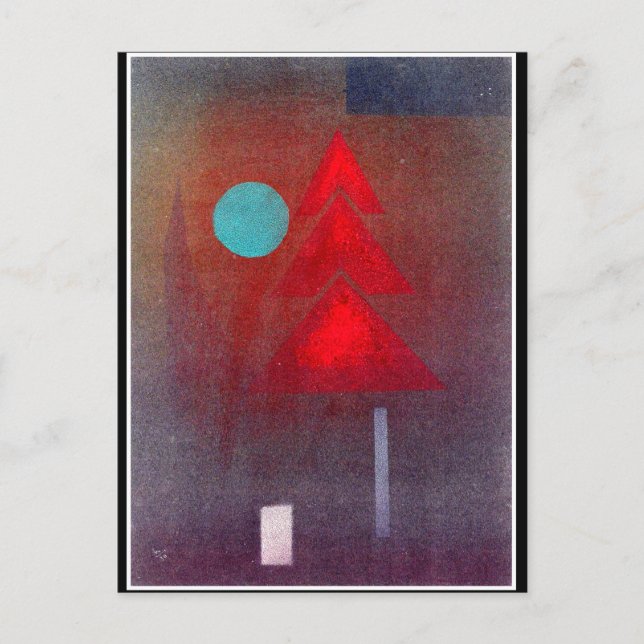 Kandinsky - Fast Versunken Vykort (Framsida)