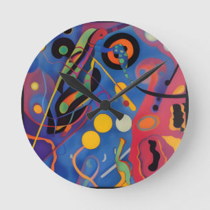 Kandinsky-felet Rund Klocka