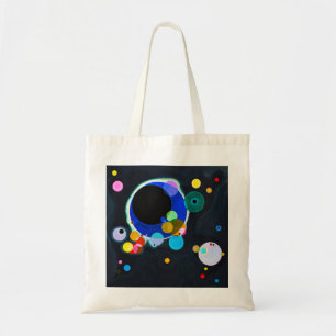 Kandinsky Flera Circles Tote Bag Tygkasse