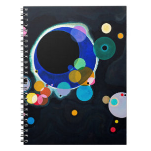 Kandinsky Flera Cirklar Abstrakt Anteckningsbok