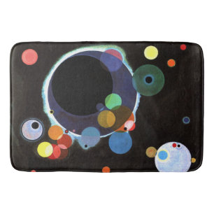 Kandinsky - Flera cirklar, berömd abstrakt konst Badrumsmatta