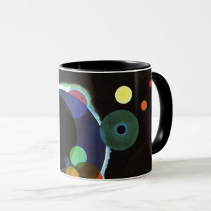 Kandinsky - Flera cirklar, berömd-målning Mugg