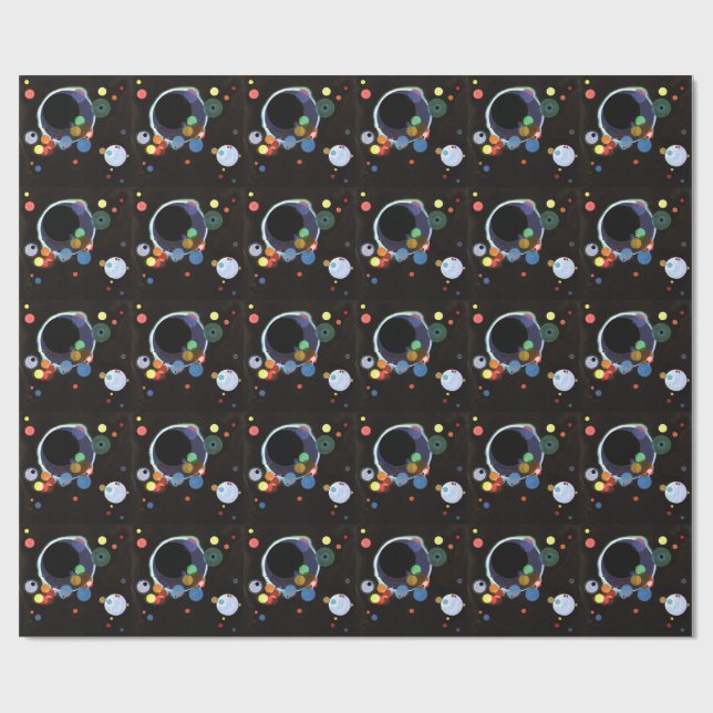 Kandinsky - Flera cirklar Presentpapper (Platt)