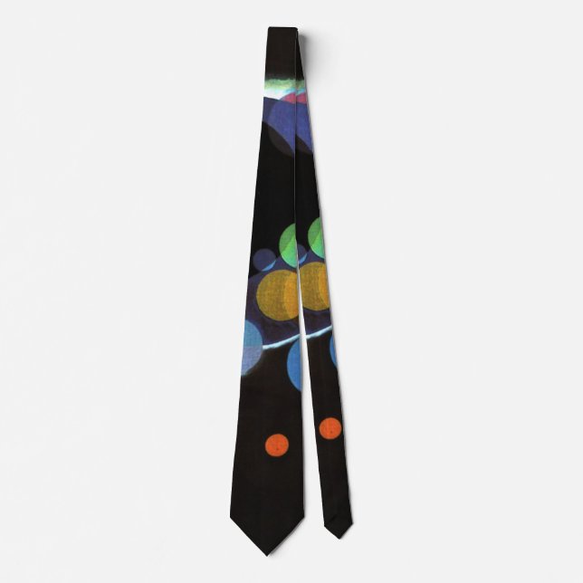 Kandinsky - Flera cirklar  Slips (Framsida)