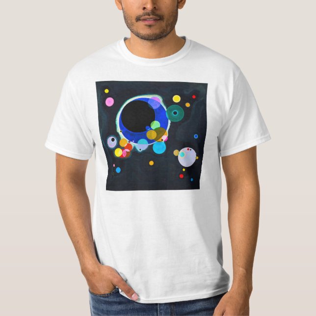 Kandinsky flera cirklar T-tröja Tröja (Framsida)