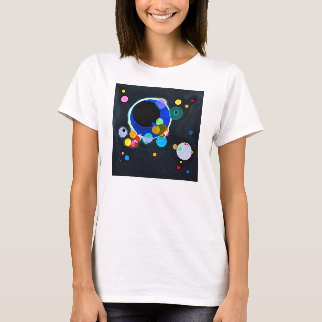Kandinsky flera cirklar tee (Framsida)