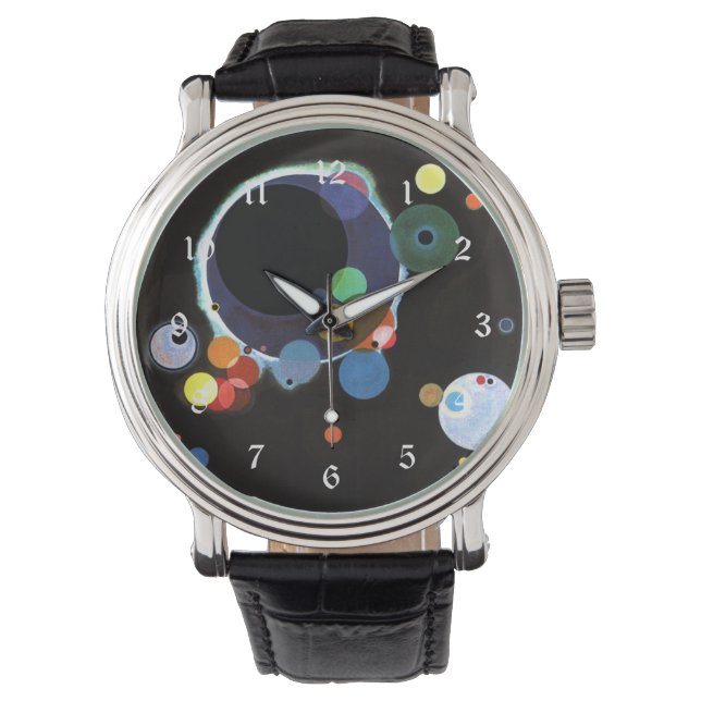Kandinsky - flera kretsar armbandsur (Framsida)