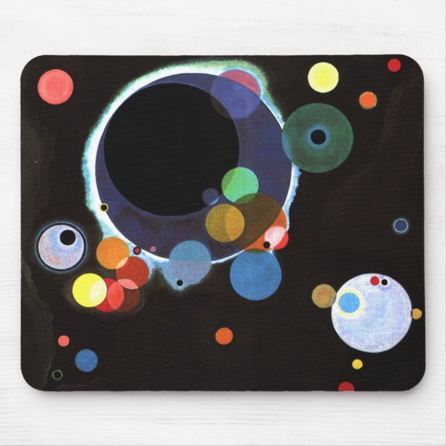 Kandinsky - flera kretsar musmatta (Framsidan)