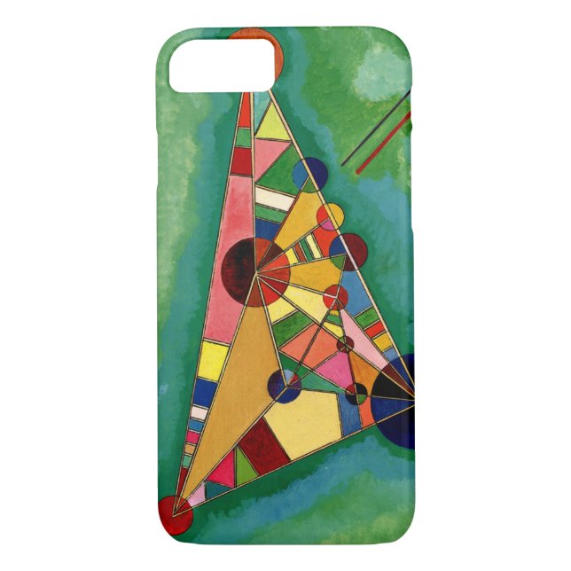 Kandinsky - flerfärgad triangel Case-Mate iPhone skal (Baksida)