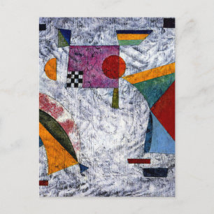 Kandinsky - Flighty, färglös grafik, Vykort